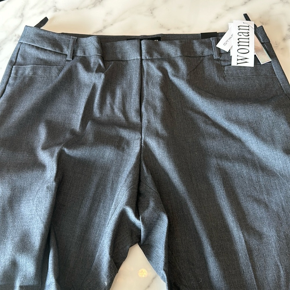 Gray slacks